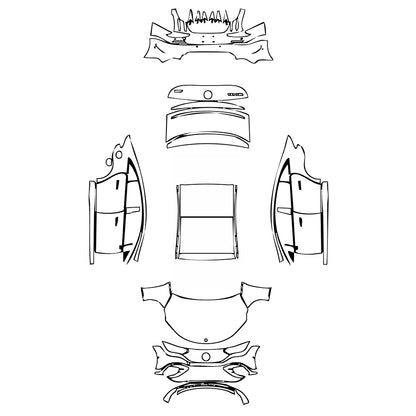 Pre-Cut PPF Mercedes-Benz EQE AMG Line 2024 - PPF-Kits