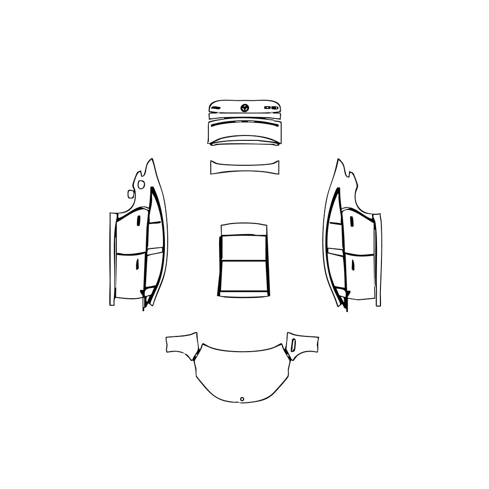 Pre-Cut PPF Mercedes-Benz EQS Base 2023 - PPF-Kits