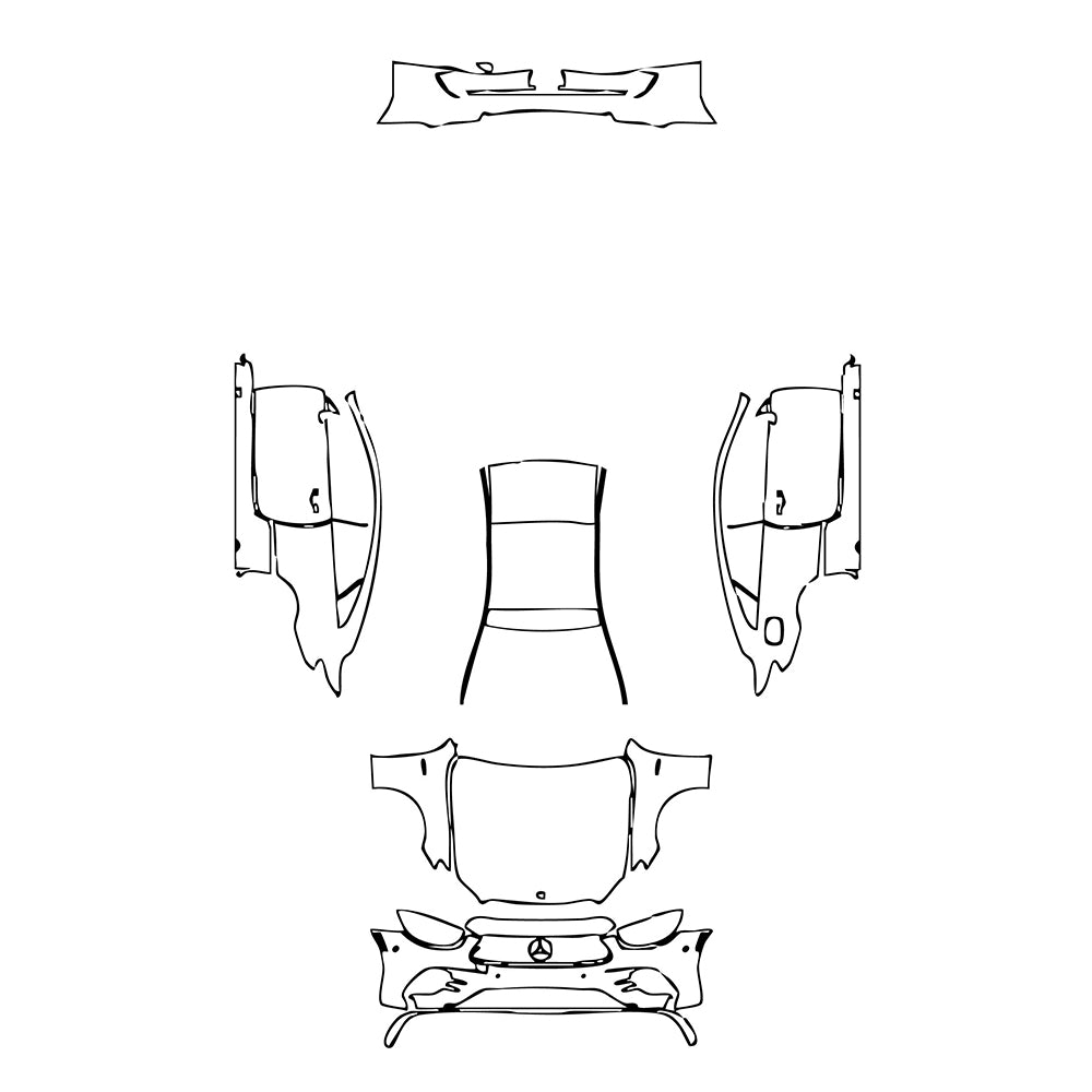 Pre-Cut PPF Mercedes-Benz E Class Coupe AMG E53 2023 - PPF-Kits