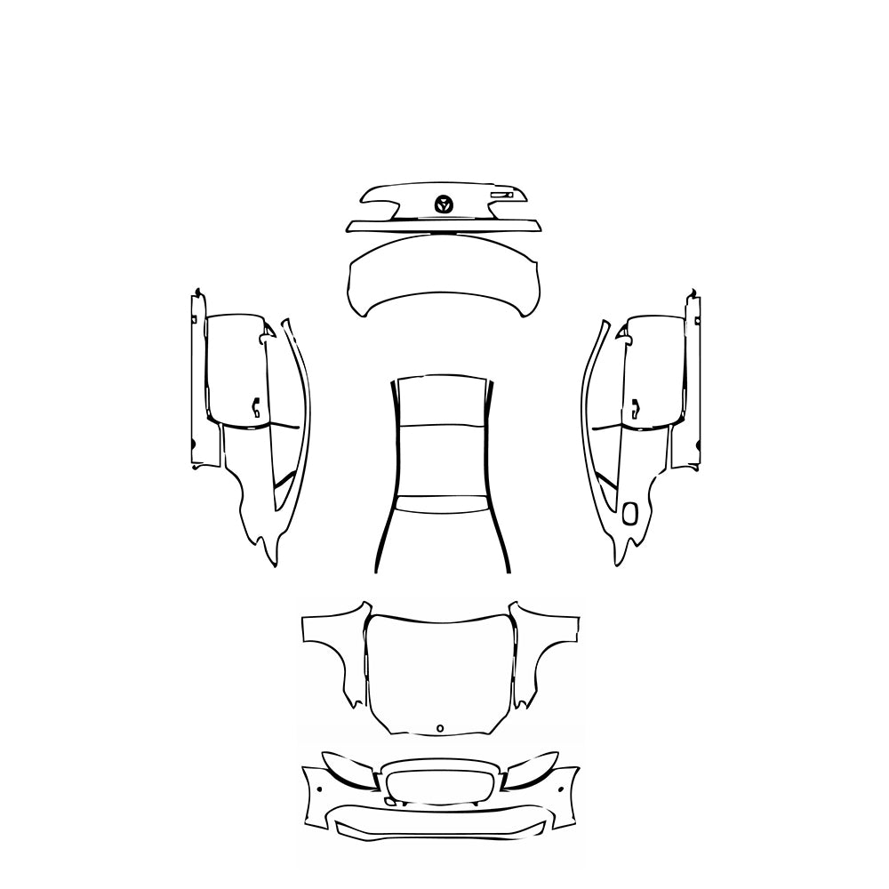 Pre-Cut PPF Mercedes-Benz E Class Coupe Base 2020 - PPF-Kits