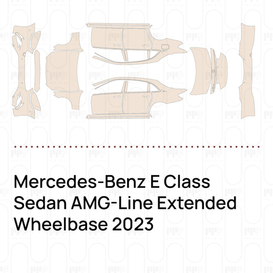 Pre-Cut PPF Mercedes-Benz E Class Sedan AMG-Line Extended Wheelbase 2023