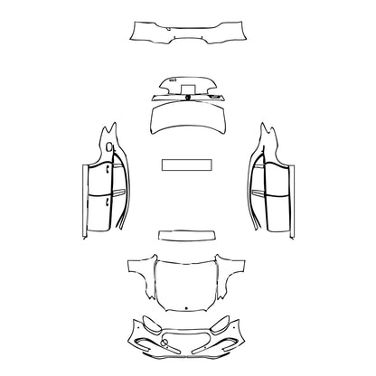 Pre-Cut PPF Mercedes-Benz E Class Sedan Luxury Extended Wheelbase 2021 - PPF-Kits