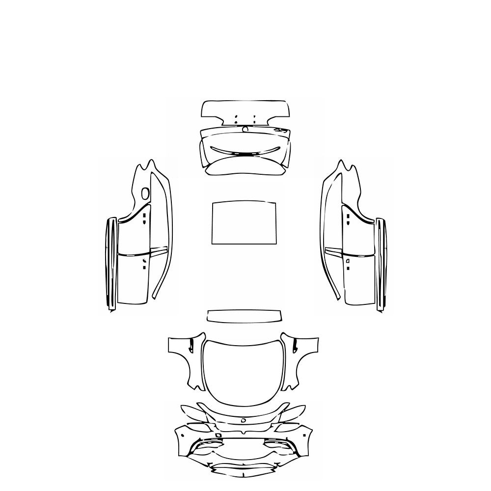 Pre-Cut PPF Mercedes-Benz E Class Wagon Estate AMG E63 2020 - PPF-Kits