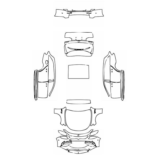 Pre-Cut PPF Mercedes-Benz E Class Wagon Estate AMG E63 S 2020 - PPF-Kits