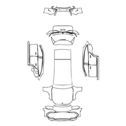 Pre-Cut PPF Mercedes-Benz E Class Wagon Estate AMG Line 2024 - PPF-Kits