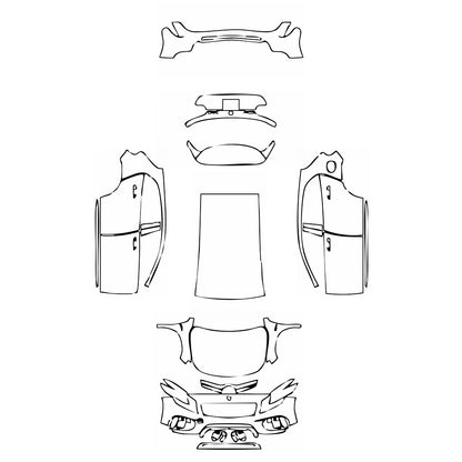Pre-Cut PPF Mercedes-Benz GLA AMG GLA 45 2019 - PPF-Kits
