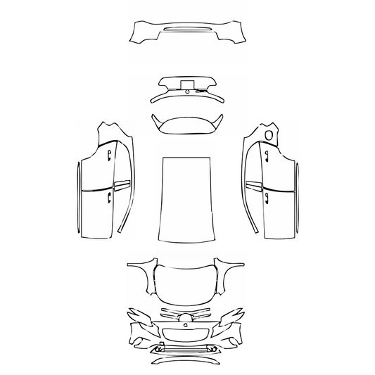 Pre-Cut PPF Mercedes-Benz GLA Base 2015 - PPF-Kits