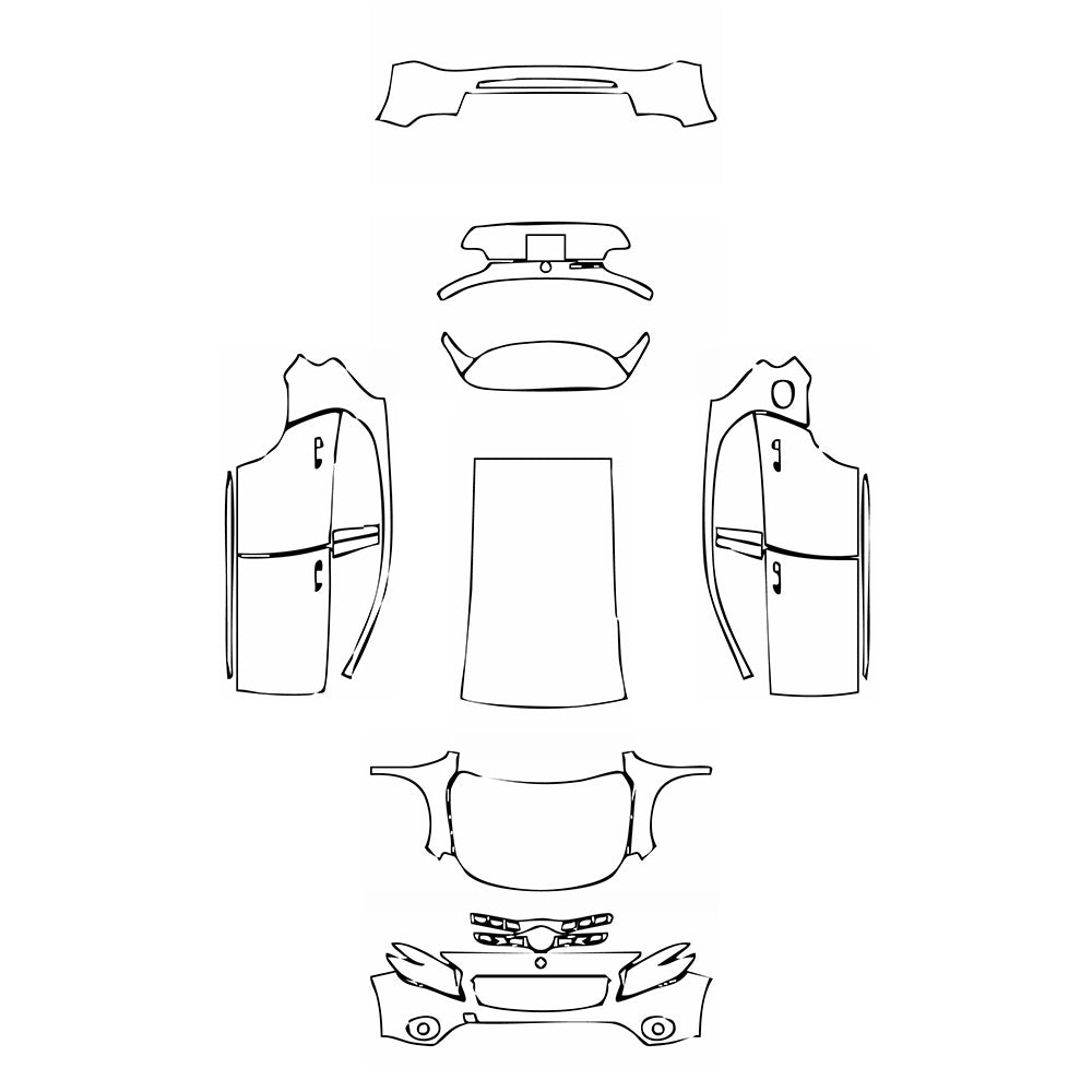 Pre-Cut PPF Mercedes-Benz GLA Base 2019 - PPF-Kits