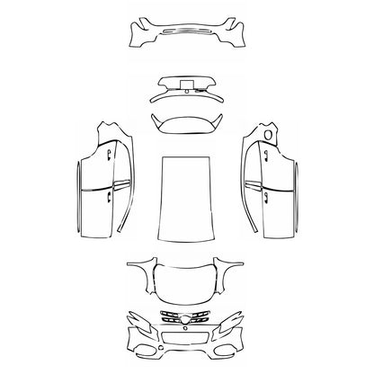 Pre-Cut PPF Mercedes-Benz GLA Sport 2018 - PPF-Kits