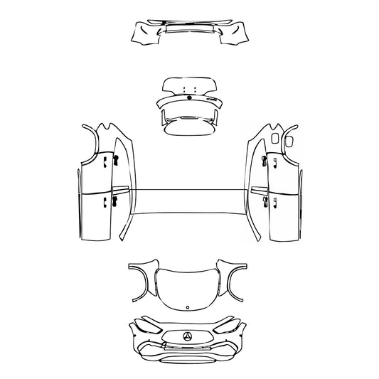Pre-Cut PPF Mercedes-Benz GLA Sport 2021 - PPF-Kits