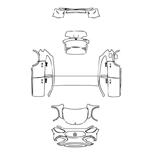Pre-Cut PPF Mercedes-Benz GLA Sport 2024 - PPF-Kits