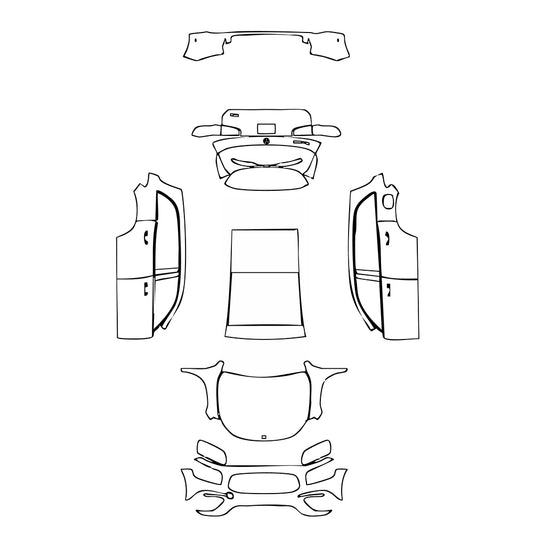 Pre-Cut PPF Mercedes-Benz GLB AMG Line 2020 - PPF-Kits