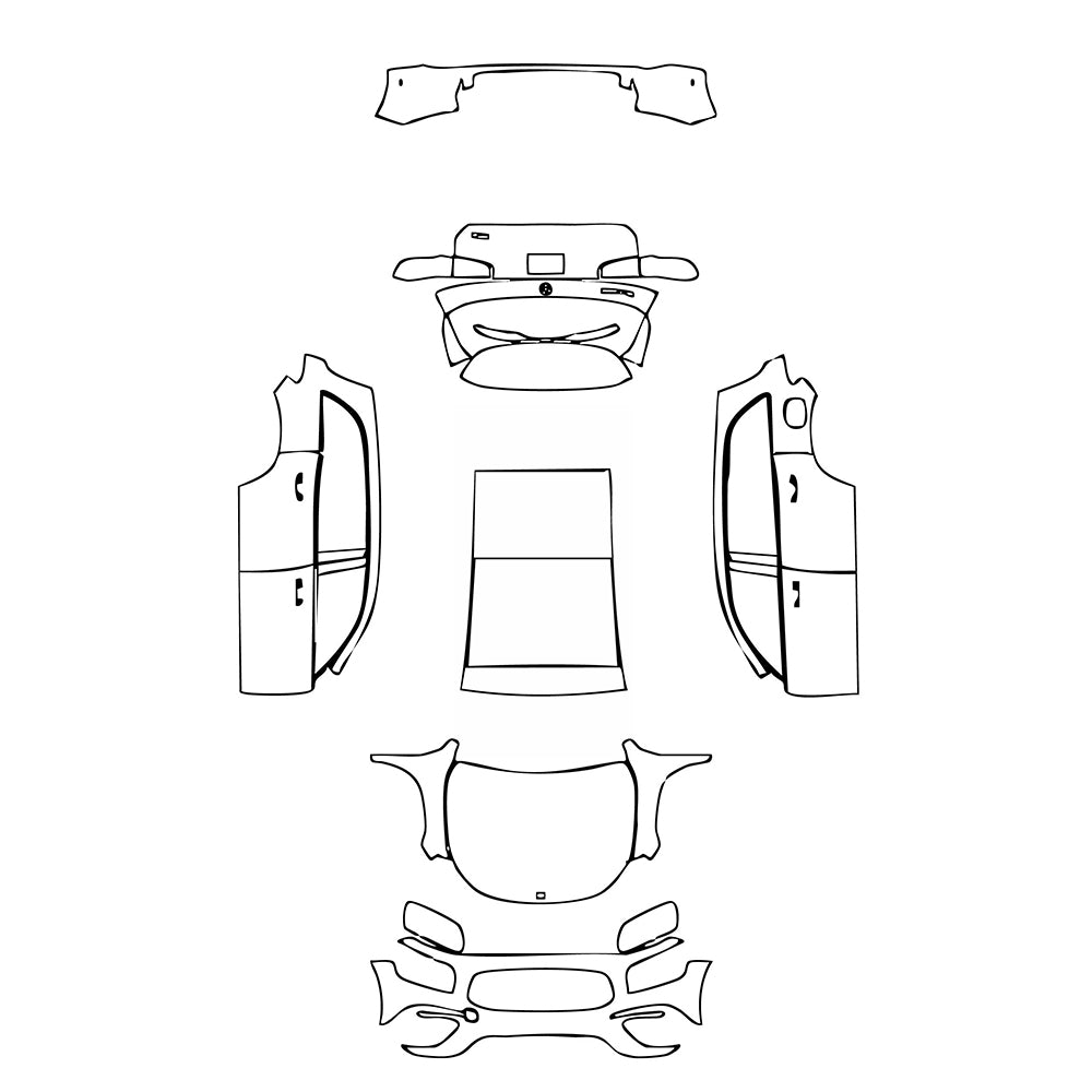 Pre-Cut PPF Mercedes-Benz GLB AMG Line 2021 - PPF-Kits