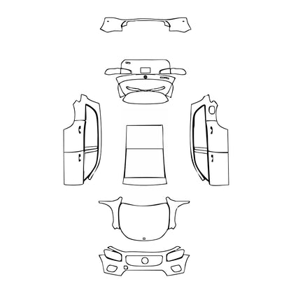 Pre-Cut PPF Mercedes-Benz GLB Base 2021 - PPF-Kits