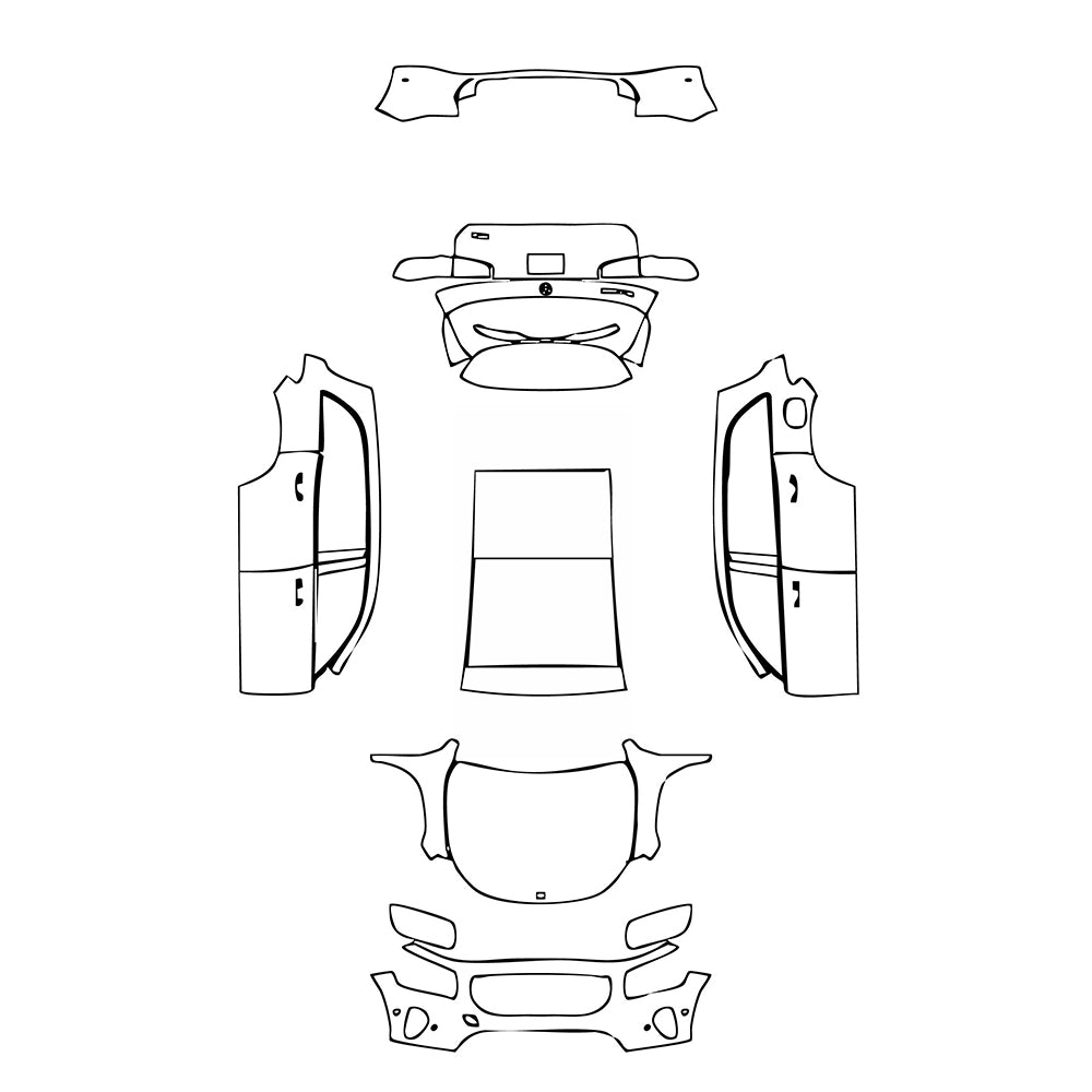 Pre-Cut PPF Mercedes-Benz GLB Base 2025 - PPF-Kits
