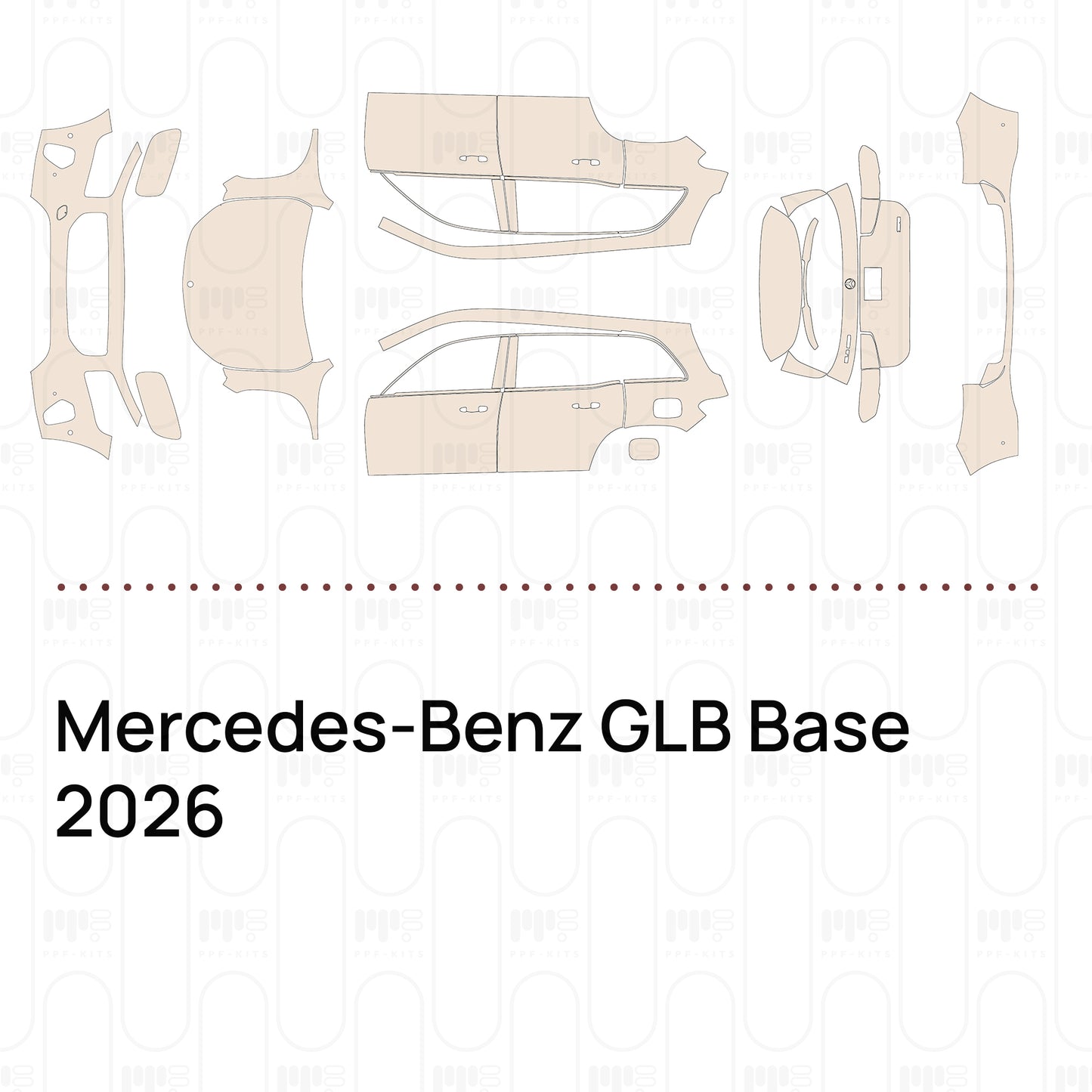 Pre-Cut PPF Mercedes-Benz GLB Base 2026