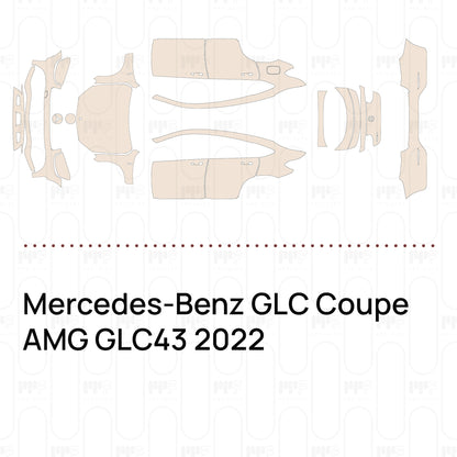 Pre-Cut PPF Mercedes-Benz GLC Coupe AMG GLC43 2022