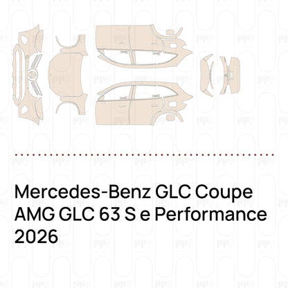 Pre-Cut PPF Mercedes-Benz GLC Coupe AMG GLC 63 S e Performance 2026