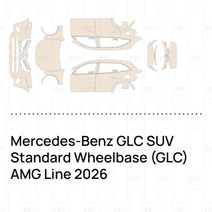 Pre-Cut PPF Mercedes-Benz GLC SUV Standard Wheelbase (GLC) AMG Line 2026