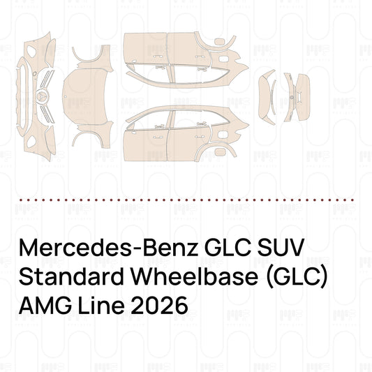 Pre-Cut PPF Mercedes-Benz GLC SUV Standard Wheelbase (GLC) AMG Line 2026