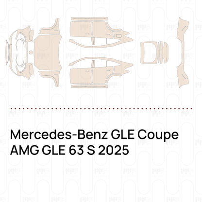 Pre-Cut PPF Mercedes-Benz GLE Coupe AMG GLE 63 S 2025