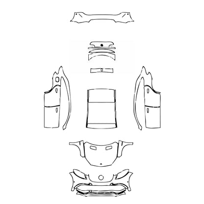 Pre-Cut PPF Mercedes-Benz GLE GLE Coupe AMG GLE 63 2018 - PPF-Kits