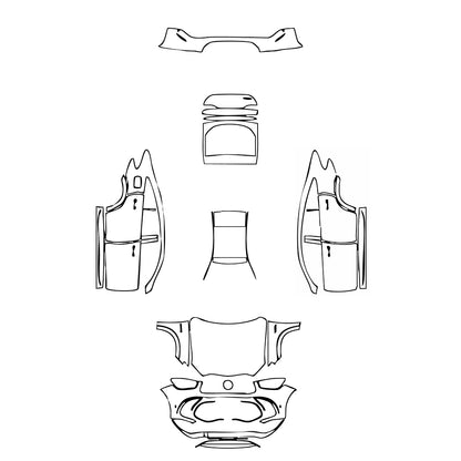 Pre-Cut PPF Mercedes-Benz GLE GLE Coupe AMG GLE 63 S 2021 - PPF-Kits