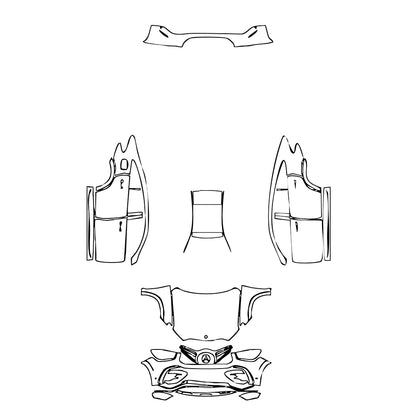 Pre-Cut PPF Mercedes-Benz GLE GLE Coupe AMG Line 2024 - PPF-Kits
