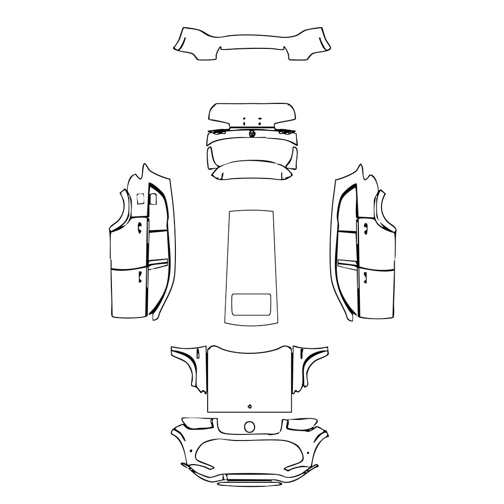 Pre-Cut PPF Mercedes-Benz GLS AMG GLS 63 2023 - PPF-Kits