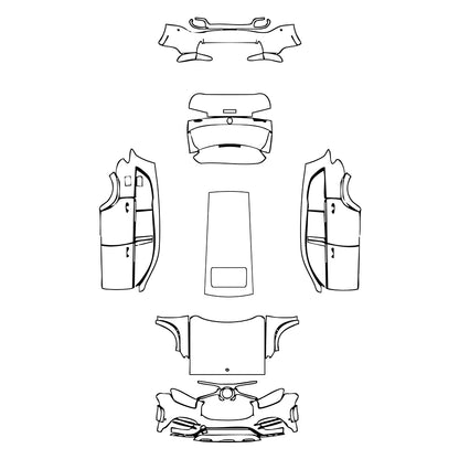 Pre-Cut PPF Mercedes-Benz GLS AMG Line 2021 - PPF-Kits