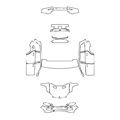 Pre-Cut PPF Mercedes-Benz GL Base 2013 - PPF-Kits