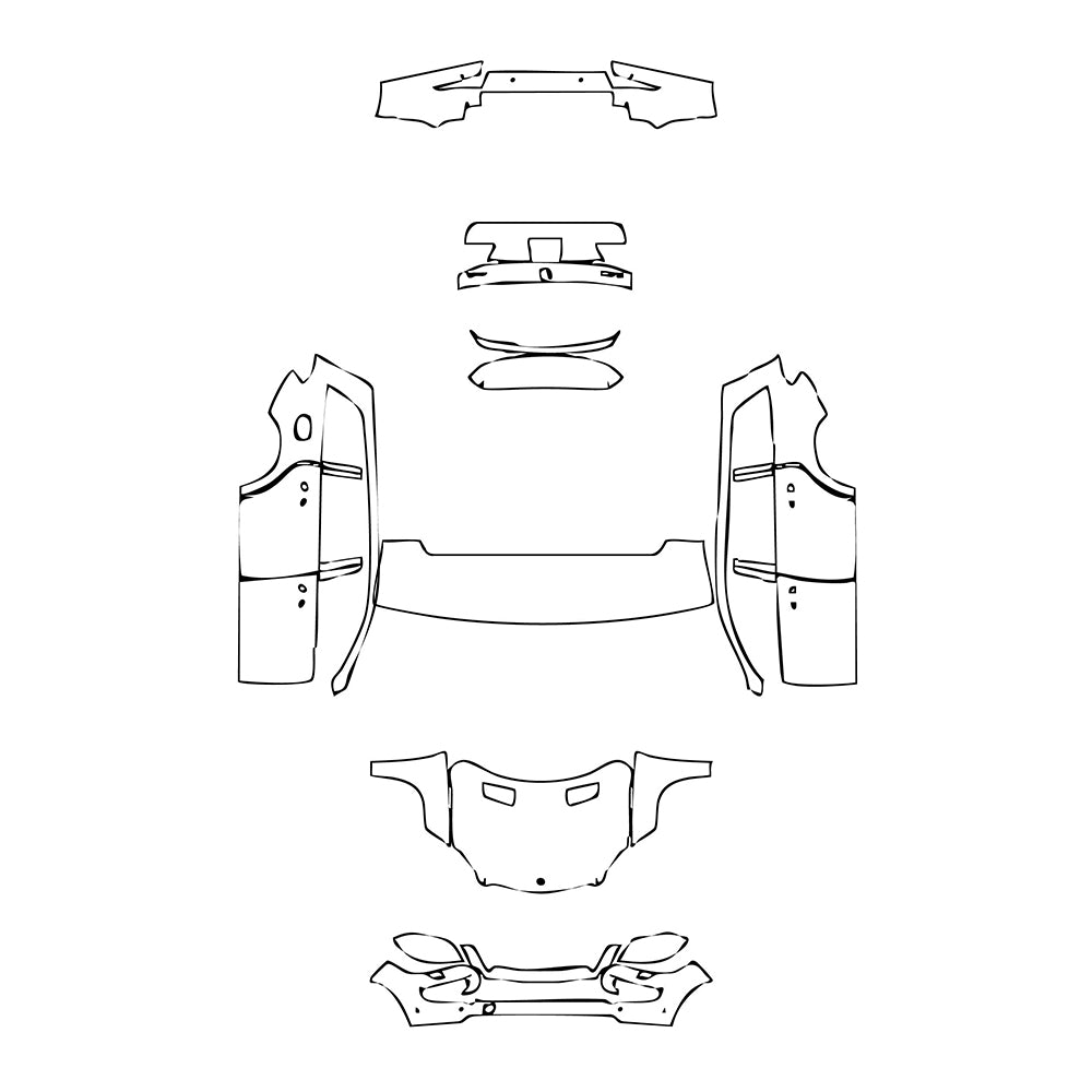 Pre-Cut PPF Mercedes-Benz GL Base 2014 - PPF-Kits