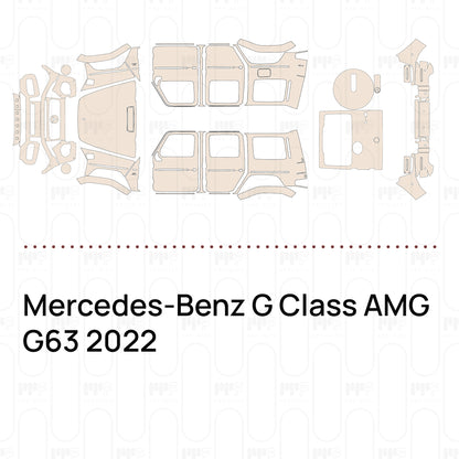 Pre-Cut PPF Mercedes-Benz G Class AMG G63 2022