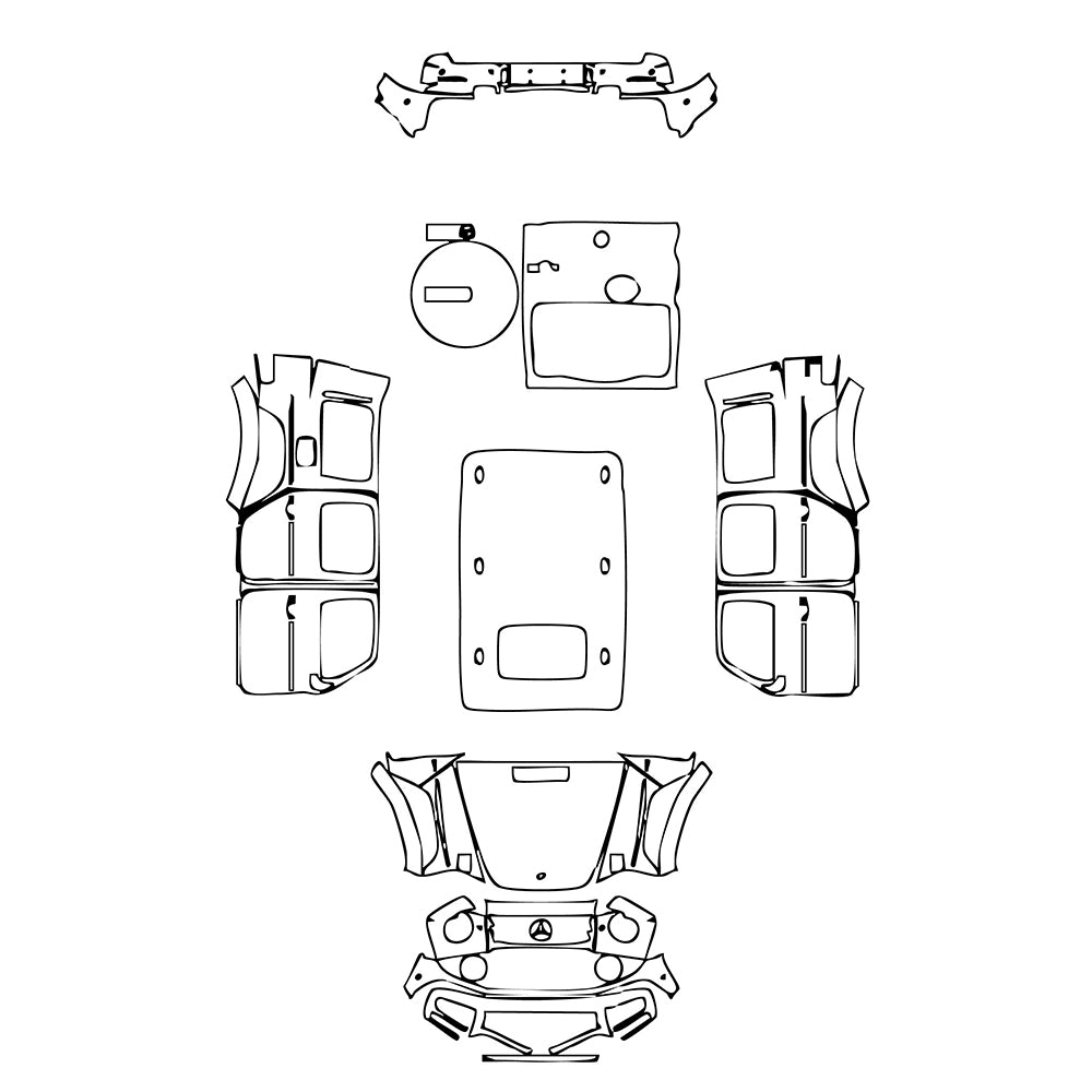 Pre-Cut PPF Mercedes-Benz G Class G350 2020 - PPF-Kits