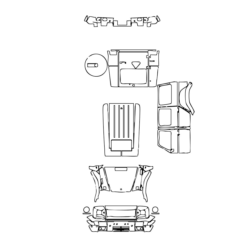 Pre-Cut PPF Mercedes-Benz G Class G500 2013 - PPF-Kits