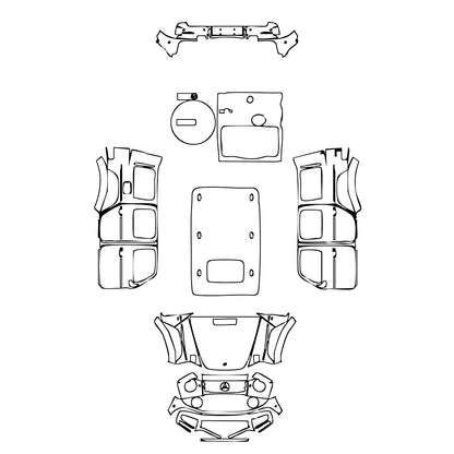 Pre-Cut PPF Mercedes-Benz G Class G500 2019 - PPF-Kits