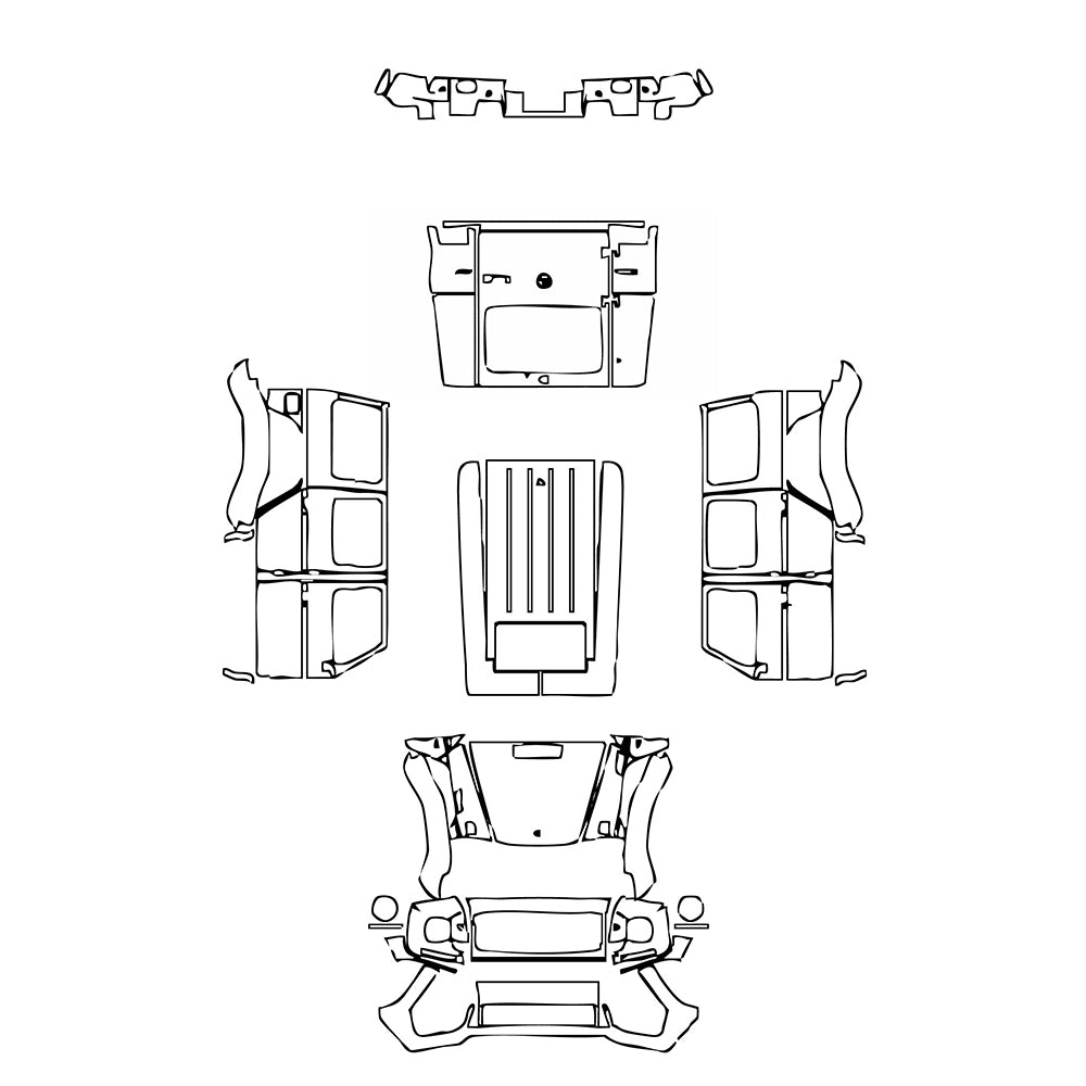 Pre-Cut PPF Mercedes-Benz G Class G500 4x4 2018 - PPF-Kits