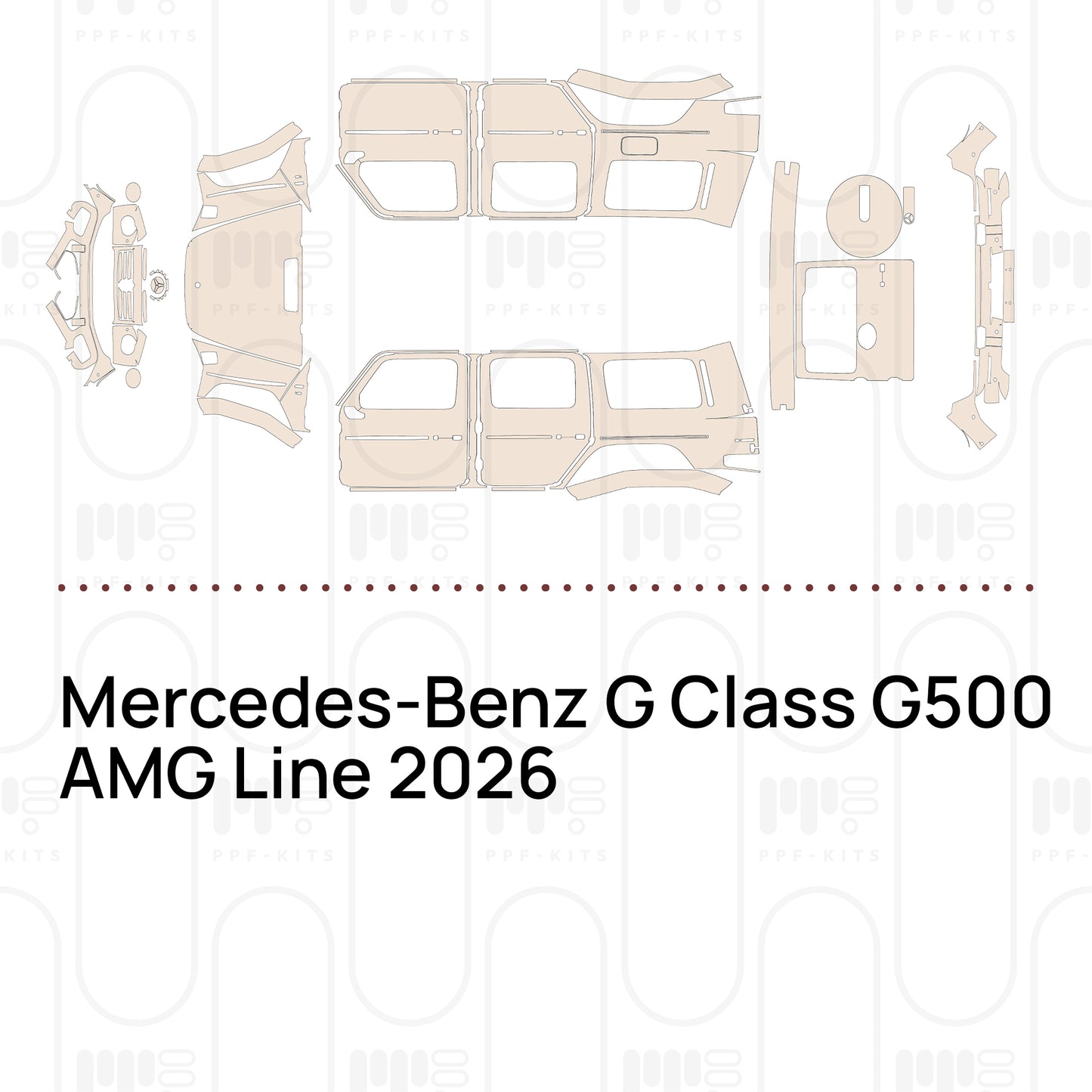 Pre-Cut PPF Mercedes-Benz G Class G500 AMG Line 2026