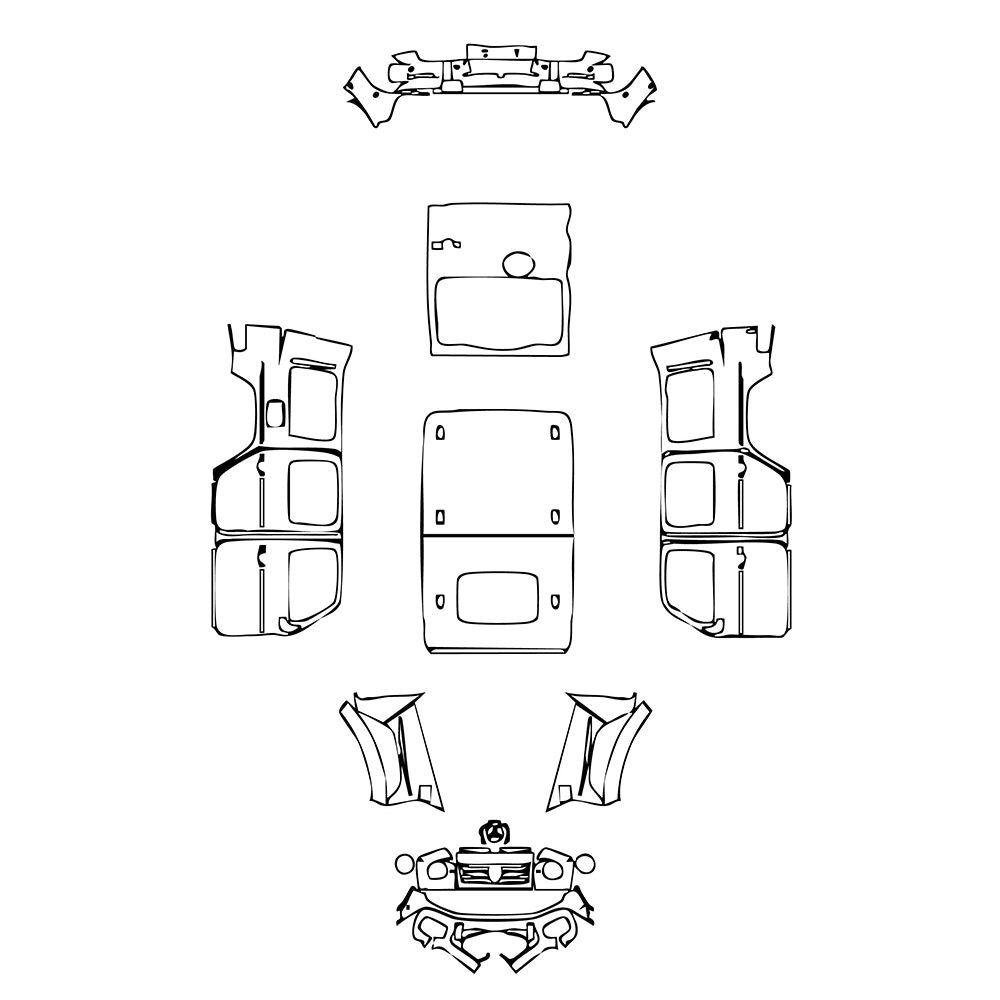 Pre-Cut PPF Mercedes-Benz G Class G 580 with EQ-Technology AMG Line 2025 - PPF-Kits
