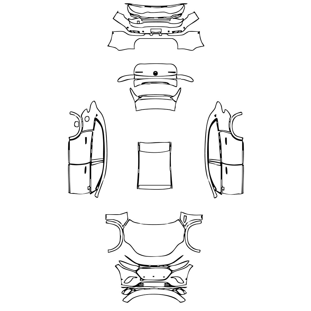 Pre-Cut PPF Mercedes-Benz MAYBACH EQS SUV 2025 - PPF-Kits