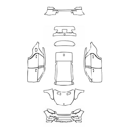 Pre-Cut PPF Mercedes-Benz ML Sport 2012 - PPF-Kits
