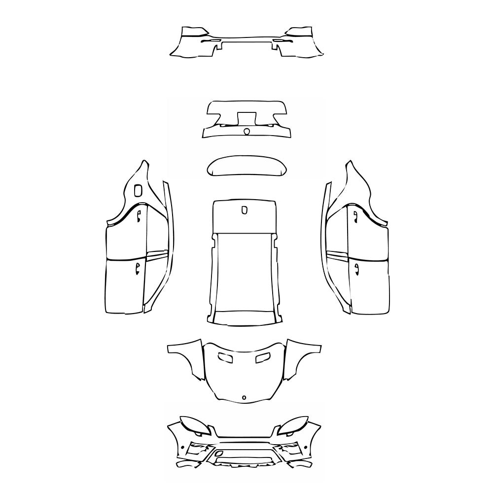 Pre-Cut PPF Mercedes-Benz ML Sport 2015 - PPF-Kits