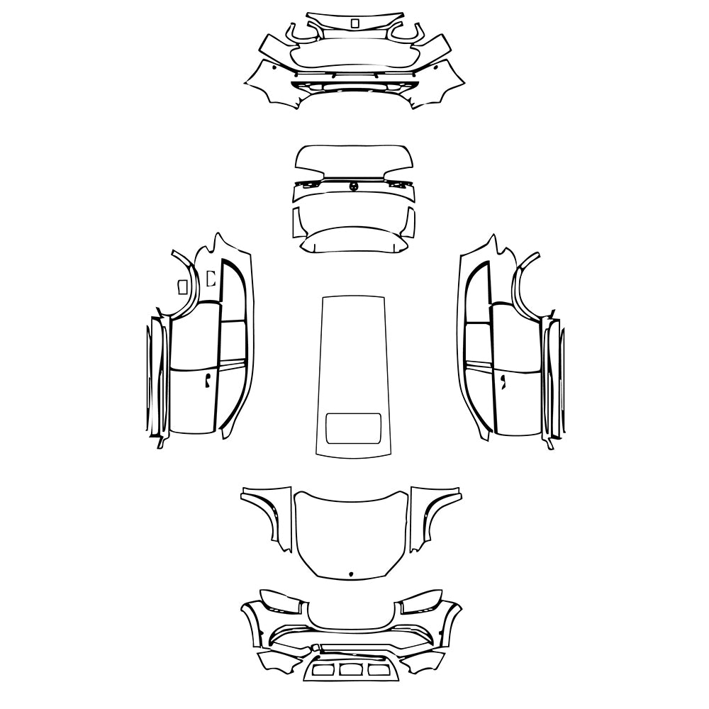 Pre-Cut PPF Mercedes-Benz Maybach GLS 2021 - PPF-Kits