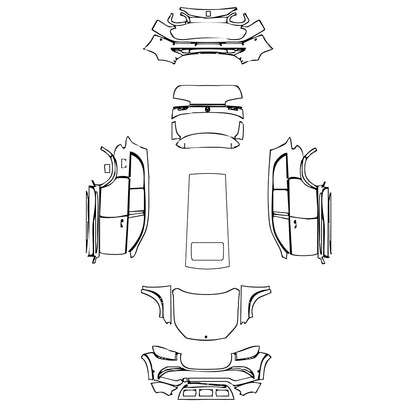 Pre-Cut PPF Mercedes-Benz Maybach GLS 2022 - PPF-Kits