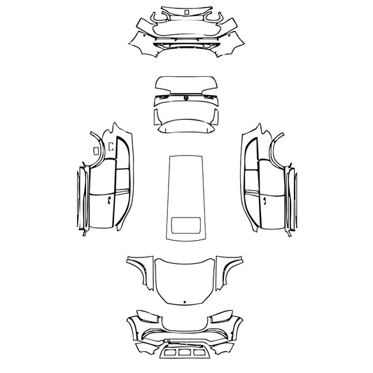 Pre-Cut PPF Mercedes-Benz Maybach GLS 2023 - PPF-Kits