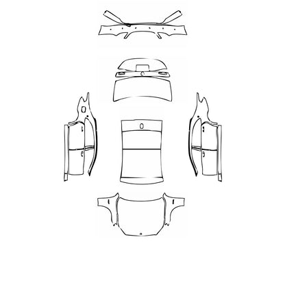 Pre-Cut PPF Mercedes-Benz Maybach S Class S450 2018 - PPF-Kits