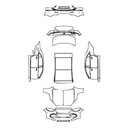 Pre-Cut PPF Mercedes-Benz Maybach S Class S680 2022 - PPF-Kits