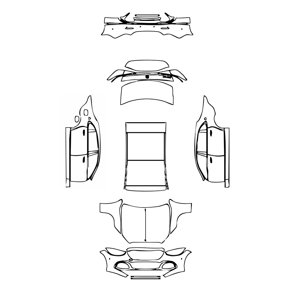 Pre-Cut PPF Mercedes-Benz Maybach S Class S680 2025 - PPF-Kits