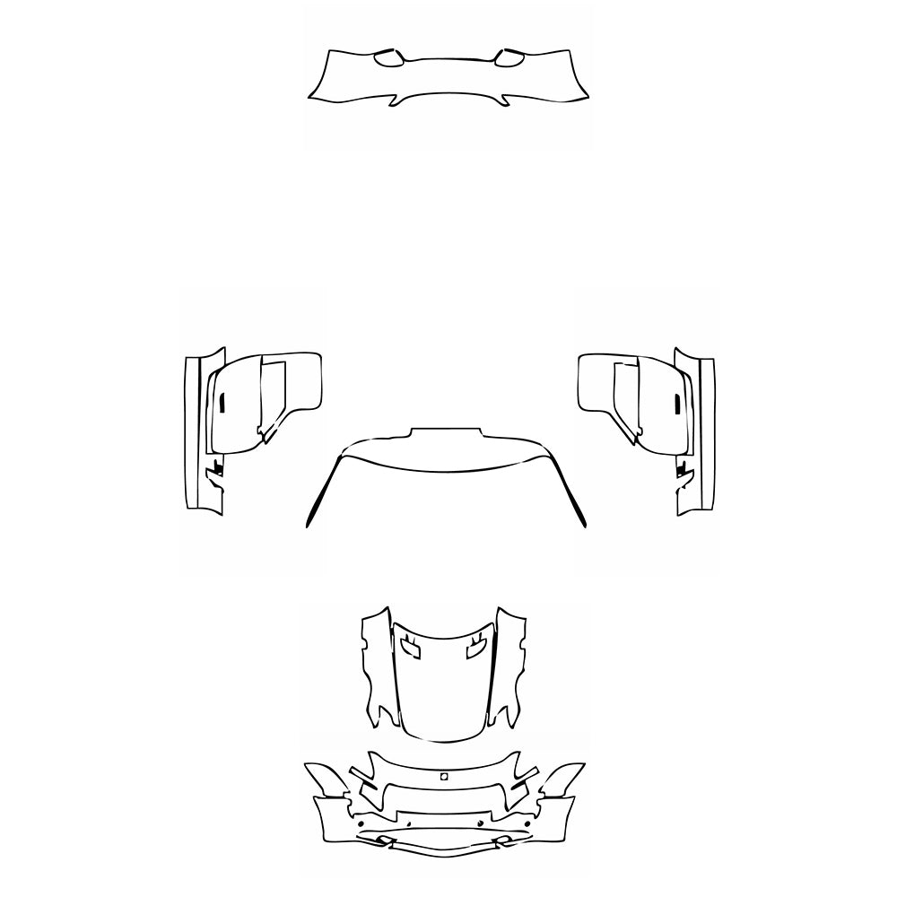 Pre-Cut PPF Mercedes-Benz SLS Coupe 2013 - PPF-Kits