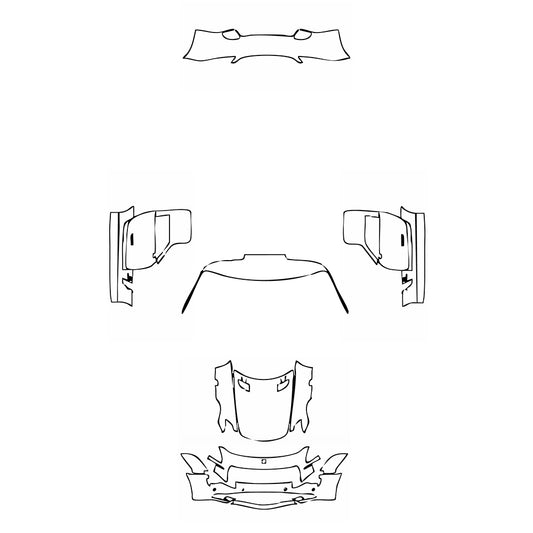 Pre-Cut PPF Mercedes-Benz SLS Coupe 2013 - PPF-Kits